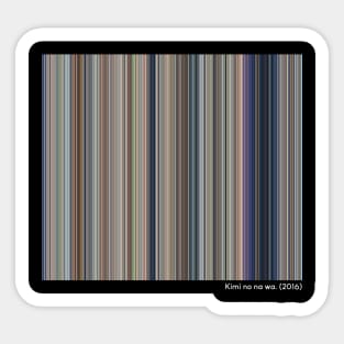 Kimi no na wa. (2016) - Every Frame of the Movie // Dark Variant Sticker